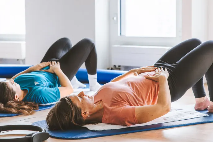 Titelbild für den Kurs R&uuml;ckbildungs-Pilates (mit und ohne Baby)